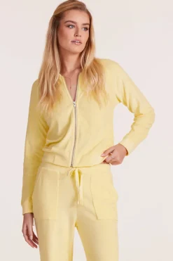 Outerwear*bobi Los Angeles BOMBER JACKET PALE YELLOW
