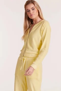 Outerwear*bobi Los Angeles BOMBER JACKET PALE YELLOW