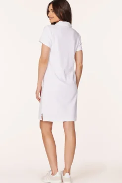 Dresses*bobi Los Angeles COLLARED DRESS WHITE