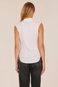 Tanks*bobi Los Angeles Cowl Neck Tank BLACK