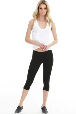 Bottoms*bobi Los Angeles Cropped Legging WHITE