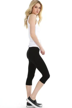Bottoms*bobi Los Angeles Cropped Legging WHITE
