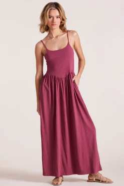 Dresses*bobi Los Angeles DROP WAIST DRESS CHUTNEY