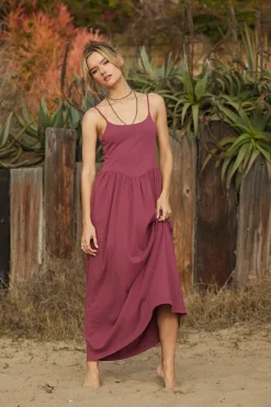 Dresses*bobi Los Angeles DROP WAIST DRESS CHUTNEY
