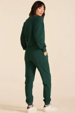 Bottoms*bobi Los Angeles JOGGER PANTS WITH PATCH POCKETS PINES