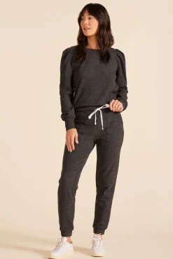 Bottoms*bobi Los Angeles JOGGER SWEATPANT BLACK