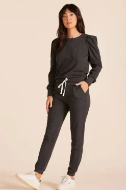 Bottoms*bobi Los Angeles JOGGER SWEATPANT BLACK