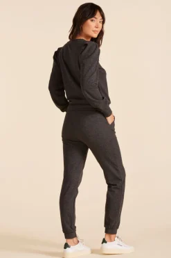 Bottoms*bobi Los Angeles JOGGER SWEATPANT BLACK