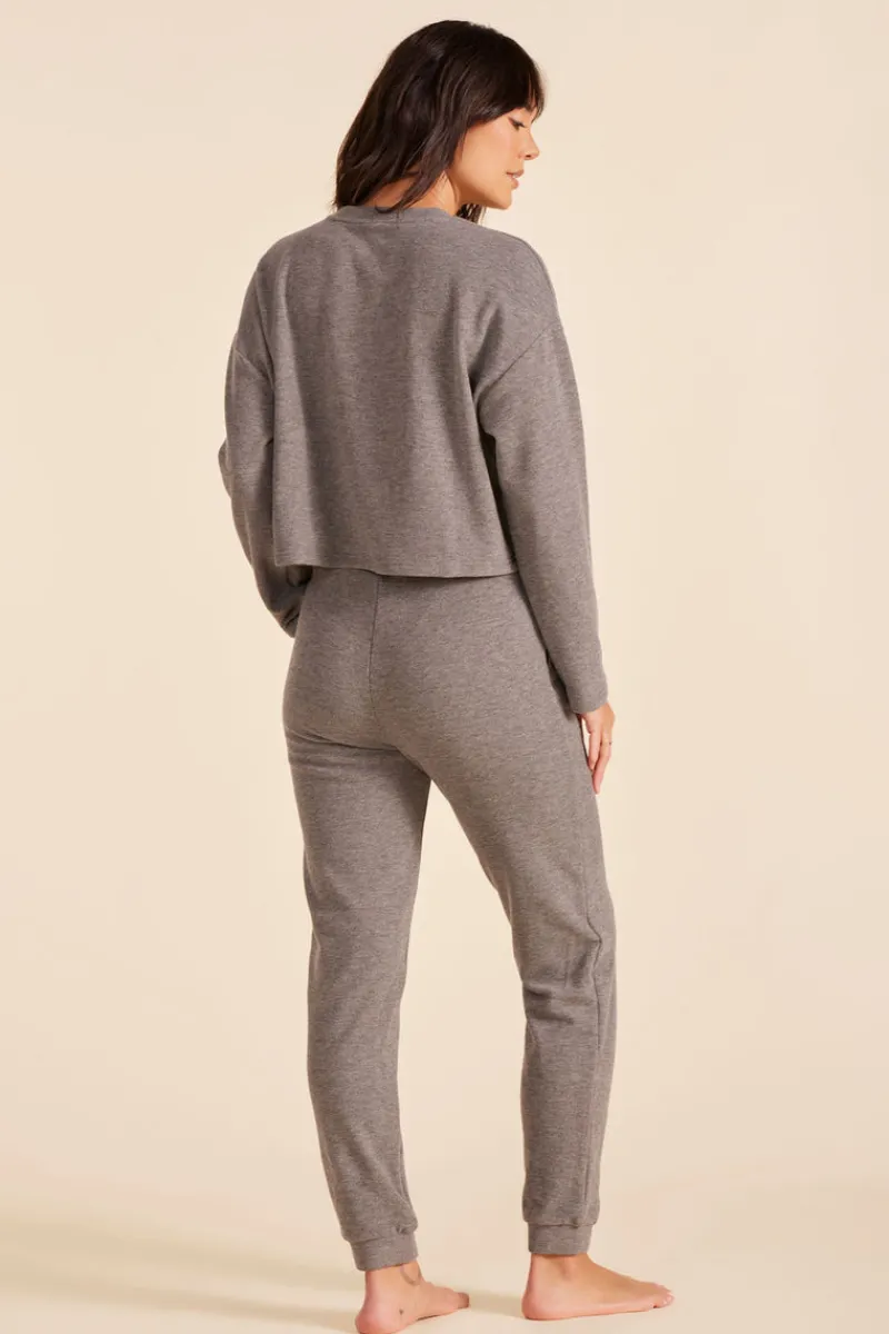 Bottoms*bobi Los Angeles JOGGER SWEATPANT CHARCOAL