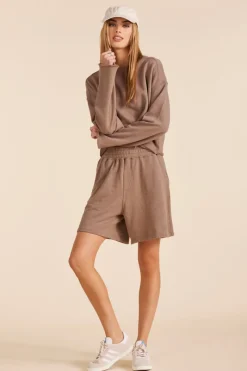 Bottoms*bobi Los Angeles LONG SHORTS HAZELNUT
