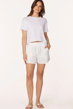 Bottoms*bobi Los Angeles POCKET SHORT CREAM