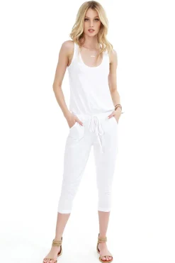 Jumpsuits*bobi Los Angeles Racer Back Jumpsuit BLACK