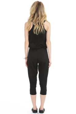 Jumpsuits*bobi Los Angeles Racer Back Jumpsuit BLACK