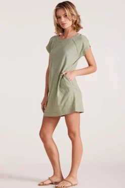 Dresses*bobi Los Angeles RAGLAN DRESS JUNIPER