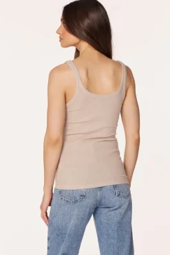 Tanks*bobi Los Angeles SCOOP NECK TANK SANDY