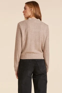Outerwear|Sweaters*bobi Los Angeles SHORT CARDIGAN TAN