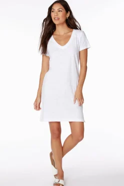 Dresses*bobi Los Angeles SHOULDER SEAM T-SHIRT DRESS BLACK