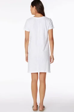 Dresses*bobi Los Angeles SHOULDER SEAM T-SHIRT DRESS BLACK
