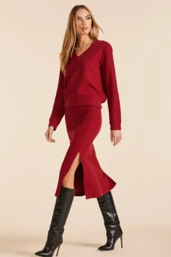 Bottoms*bobi Los Angeles SIDE SLIT SKIRT DESIRE