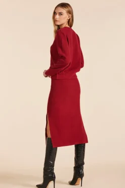 Bottoms*bobi Los Angeles SIDE SLIT SKIRT DESIRE