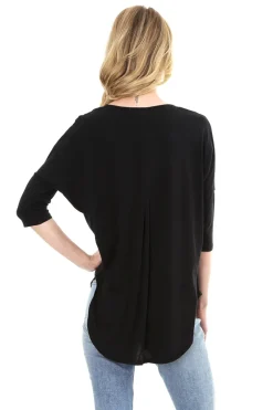 Tops*bobi Los Angeles Sleeve Drop Shoulder Top White