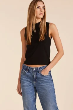 Tanks|Tops*bobi Los Angeles SLEEVELESS TURTLENECK BLACK