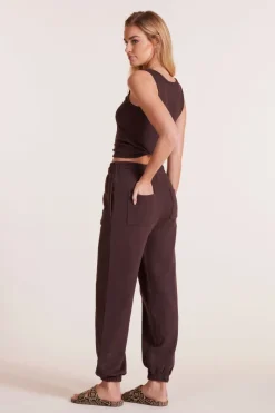 Bottoms*bobi Los Angeles SLOUCH SWEATPANT UMBER