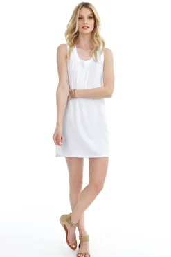 Dresses*bobi Los Angeles Vintage Jersey Tank Dress White