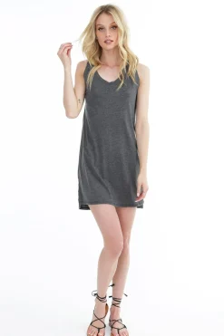Dresses*bobi Los Angeles Vintage Jersey Tank Dress White