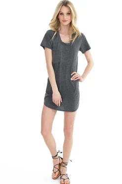 Dresses*bobi Los Angeles Vintage Jersey T-shirt Dress Black