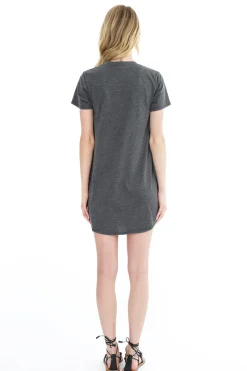 Dresses*bobi Los Angeles Vintage Jersey T-shirt Dress Black