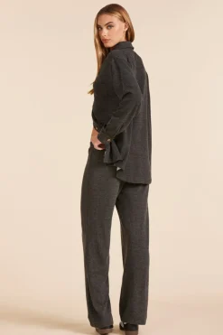 Bottoms*bobi Los Angeles WIDE LEG PANT BLACK